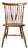 Mid-Century Brace Back Windsor Chair For Sale