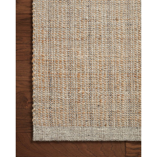 Loloi Rugs Jean Stoffer x Loloi Cornwall Lt Grey / Natural 9'-3" x 13' Area Rug For Sale - Image 4 of 5