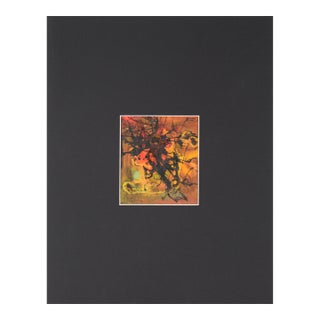 Colored Conversions - Abstract Watercolor and Ink on Paper by Dister For Sale