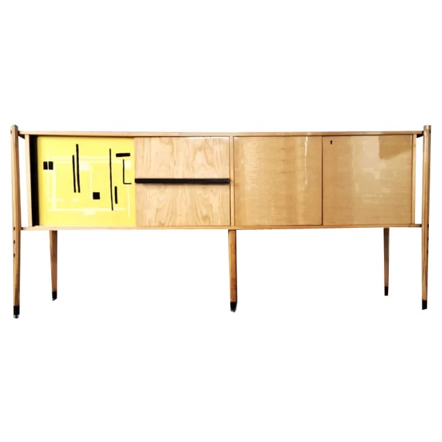 Vintage Sideboard by Roberto Aloi, 1950s For Sale