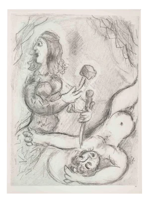Marc Chagall, The Crucifixion, Héliogravure, 1960