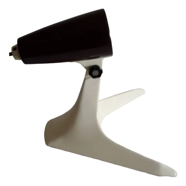Vintage German Spotlight Lamp in Cream and Plastic from Osram, 1950s For Sale