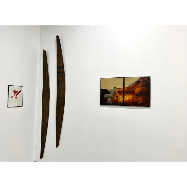 Modernist Diptych, 1970s, Oil on Canvas For Sale - Image 16 of 16