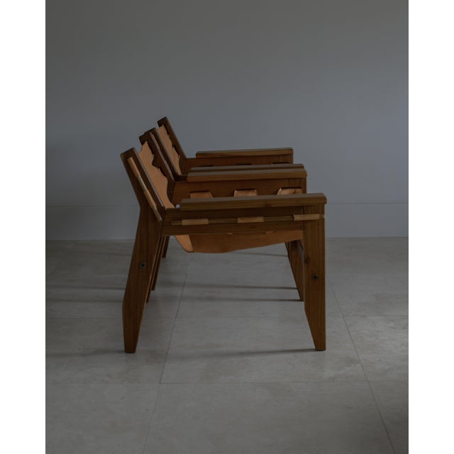 Gorgeous pair of 'Kilin' armchairs designed by Sergio Rodrigues and manufactured by Oca, Brazil., 1973. Designed by the...