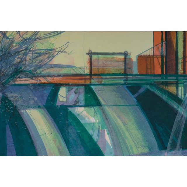 Modern Camille Hilaire, Le Barrage, Lithograph For Sale - Image 3 of 6