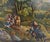 Baroque Andre Alfred, Animated Landscape, 1834, Painting on Paris Porcelain For Sale - Image 3 of 18