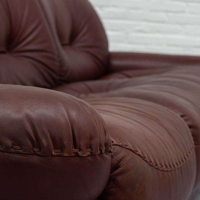 Italian Three-Seater Sofa by Sapporo for Mobil Girgi, 1970s For Sale - Image 12 of 17