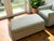C. R. Laine Studio Ottoman 1444-17 in Thibaut Everly Spa Blue Fabric For Sale - Image 12 of 14