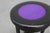 Black Art Deco Black and Purple Adjustable Velvet Piano Stool, Belgium, 1910 For Sale - Image 8 of 11