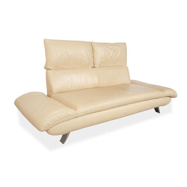 Modern Velluti Leather Three-Seater Sofa from Koinor For Sale - Image 3 of 13