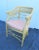 Mid 20th Century Mid 20th Century Regency Faux Bamboo Yellow Chair For Sale - Image 5 of 8