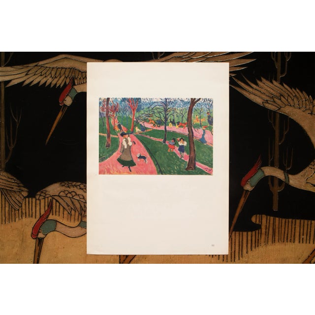 André Derain 1943 After André Derain "Hyde Park", First Edition Parisian Offset Lithograph For Sale - Image 4 of 8