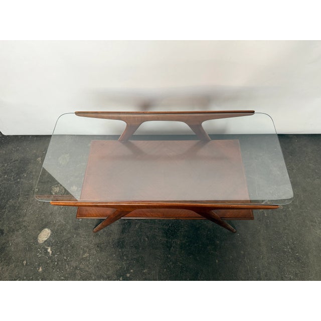 Cassina Walnut Coffee Table by Cesare Lacca for Cassina, 1950s For Sale - Image 4 of 8