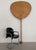 Large organic floor lamp "uchiwa i" for floor standing or wall hanging. designed by ingo maurer, germany in 1973, and...