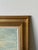 Gray Vintage European Marsh Landscape Oil Painting, Gilt Frame, 1960s For Sale - Image 8 of 10