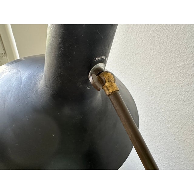 Mid-Century Italian Brass Clamp Desk Lamp attributed to Vittoriano Vigano For Sale - Image 17 of 18