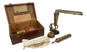 Antique Malligand Brass Ebulliometer, 1920s