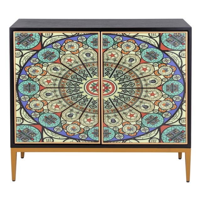 Pasargad Home Solani 2-Door Accent Cabinet For Sale