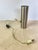 Mid-Century Modern Vintage Mid-Century Modern Brushed Metal Cylinder Accent Uplight Lamp For Sale - Image 3 of 11