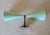 Mid-Century Modern Tuxedo Wall Sconce in Oil-Rubbed Bronze & Mint Green Enamel, Blueprint Lighting For Sale - Image 3 of 6