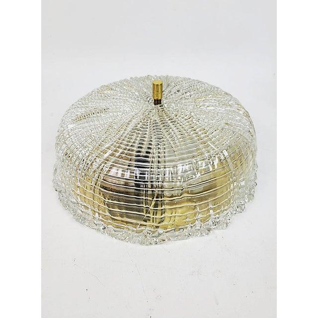 Glass Ceiling Lamp by C. Fagerlund, 1950s For Sale - Image 7 of 14