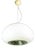White Opaline Glass, Aluminum & Plastic Black & White Pendant by Achille & Pier Giacomo Castiglioni for Flos, 1960s For Sale