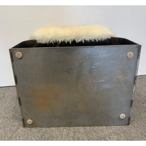 Metal Diva Stool by Azadeh Shaldovsky For Sale - Image 7 of 10