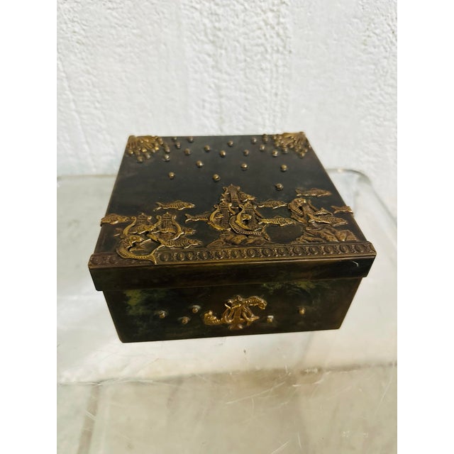 Hand Crafted Bronze Box For Sale In Charleston - Image 6 of 10