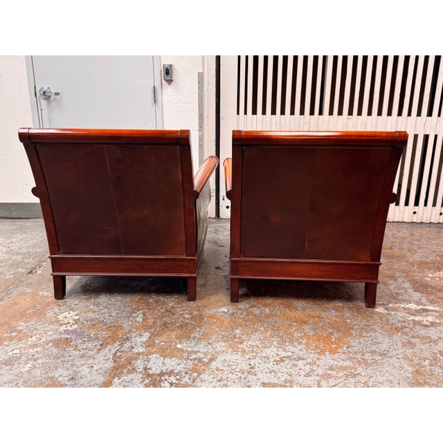 Early 21st Century Martha Stewart Signature for Bernhardt Lounge Armchairs, Pair For Sale - Image 5 of 12