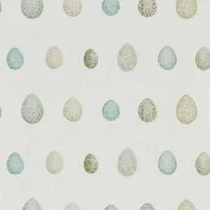 Sanderson Nest Egg Wallpaper in Eggshell/Ivory - a Sample