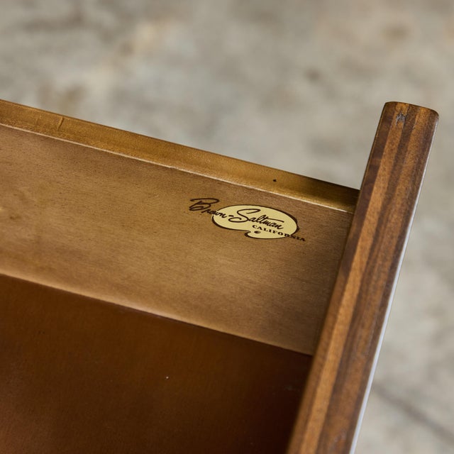 Pair of Mahogany Nightstands by John Keal for Brown Saltman For Sale - Image 12 of 12