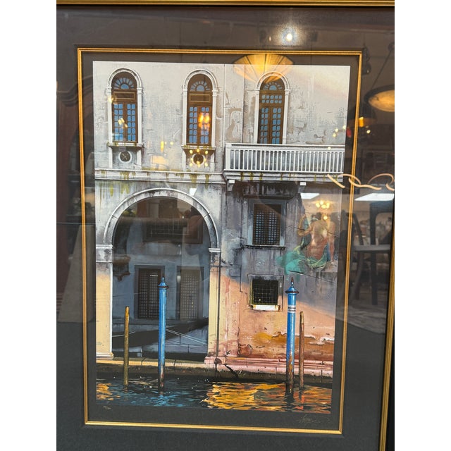 Thomas Pradzynski’s Canali Di Venezia Series Art Serigraphs, Set of Two For Sale In San Francisco - Image 6 of 12