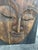 Pair of Antique Carved Wood Plaques With Asian Faces. For Sale - Image 4 of 7