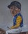 Traditional William Lane (1883-1920) Maj. Eustace Loder's Colours Jockey Pastel Watercolour Caricature Portrait by Nap For Sale - Image 3 of 7