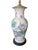Antique Chinoiserie Porcelain Enamel Lotus Flower Vase Lamp For Sale - Image 10 of 18