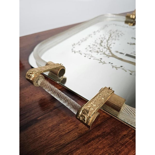 Italian Murano Glass Tray from Barovier & Toso, 1950s For Sale - Image 5 of 10