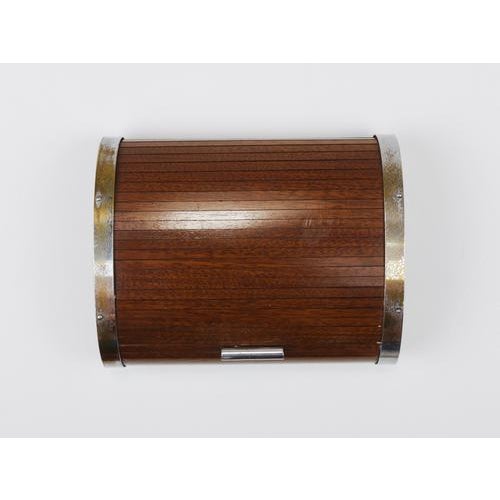 Large Art Deco Jewelry Storage Cigarette Box with Roll Top attributed to Carl Auböck, Vienna, 1930s For Sale - Image 18 of 18