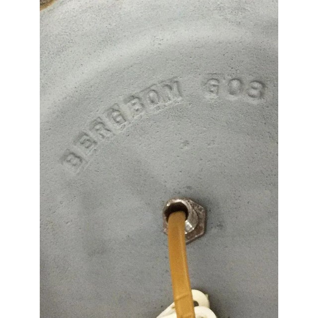 Swedish Leather and Brass Floor Lamp from Bergboms, 1960s For Sale - Image 10 of 13