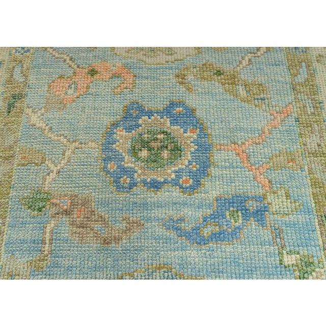 Turkish Turkish Oushak Rug 2'10"x 4'7" #20113 For Sale - Image 3 of 8