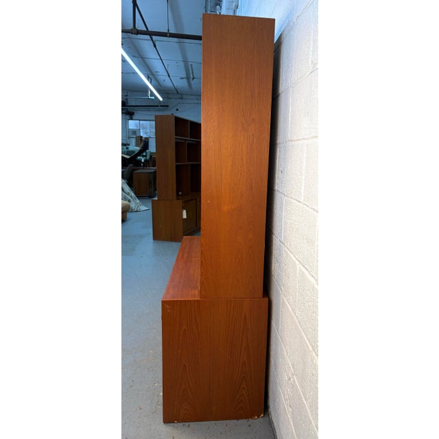 Mid 20th Century 1960s Danish Teak Bookcase by Domino Møbler For Sale - Image 5 of 16