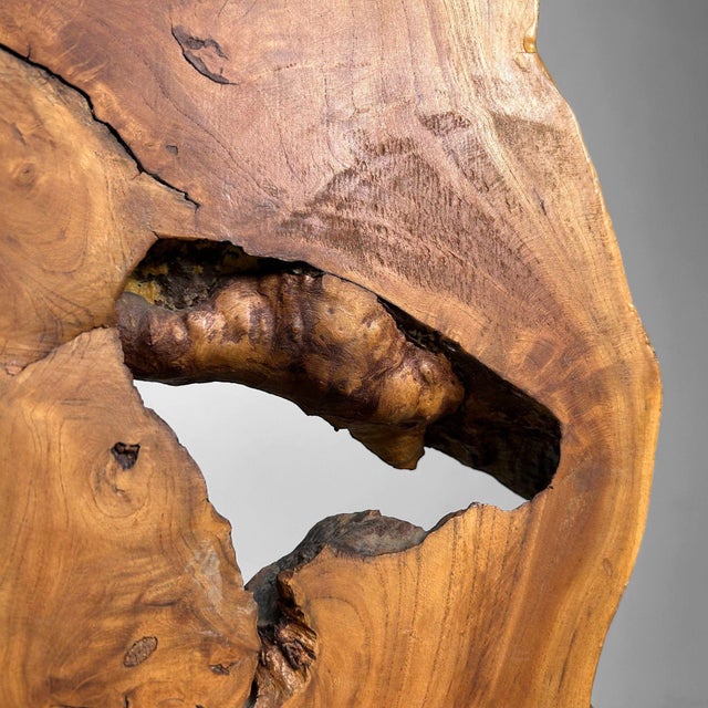 Japanese Keyaki Zelkova Root Wood Decoration, 1900s | Chairish