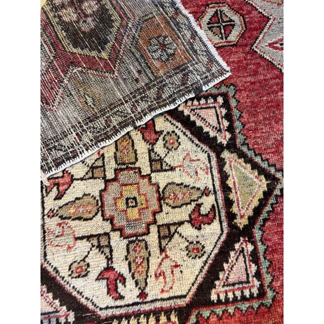 Vintage Turkish Oushak Rug 3'10 X 5'9 For Sale - Image 4 of 8