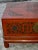 Antique Wood Trunk Table Vintage Chinese Red Lacquer Asian Stand Coffee For Sale - Image 12 of 12