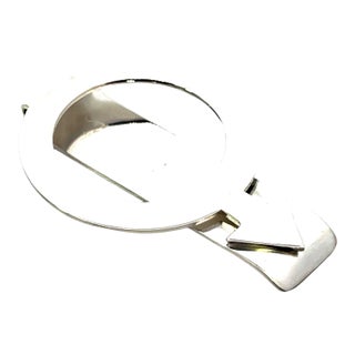 Tiffany & Co Estate Circle Arrow Money Clip Sterling Silver For Sale
