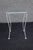 Vintage Wrought Iron And Glass Patio Side Table For Sale - Image 13 of 15