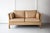 Wood Danish Two-Seater Tan Leather Sofa, 1960s For Sale - Image 7 of 7