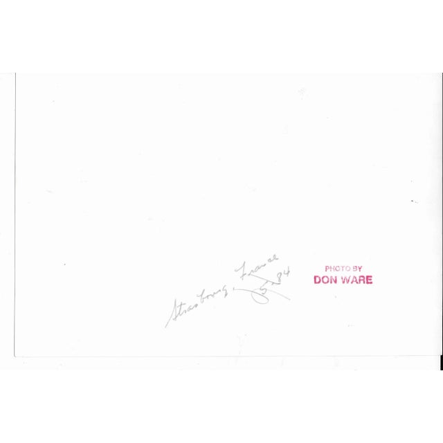 1984 black and white photograph by Los Angeles photographer Don Ware of a French street in the Alsace city of Strasbourg....