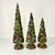 1990s Vintage Americana Boho Chic Christmas Holly Topiary Trees Holiday Accents - Set of 3. For Sale - Image 12 of 17