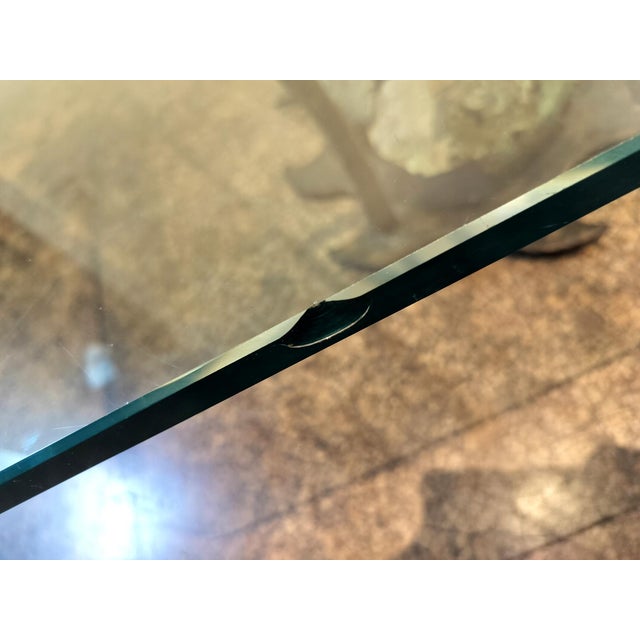 Silas Seandel Bronze Coffee Table With Aquatic Plant Design- Signed For Sale - Image 9 of 9