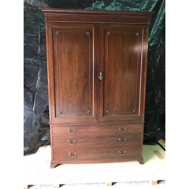 English Mahogany Gentleman's Chest Chairish